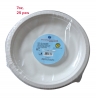 50pk 7inch Round Plate Bagasse