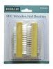 2pc Wooden Nail Brushes
