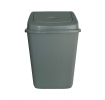30 Ltr Flip Top Bin Silver